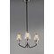 Maxim Lighting Goblet 3-Light 19" Wide Black / Satin Nickel Chandelier 26124CLBKSN - alternate 3